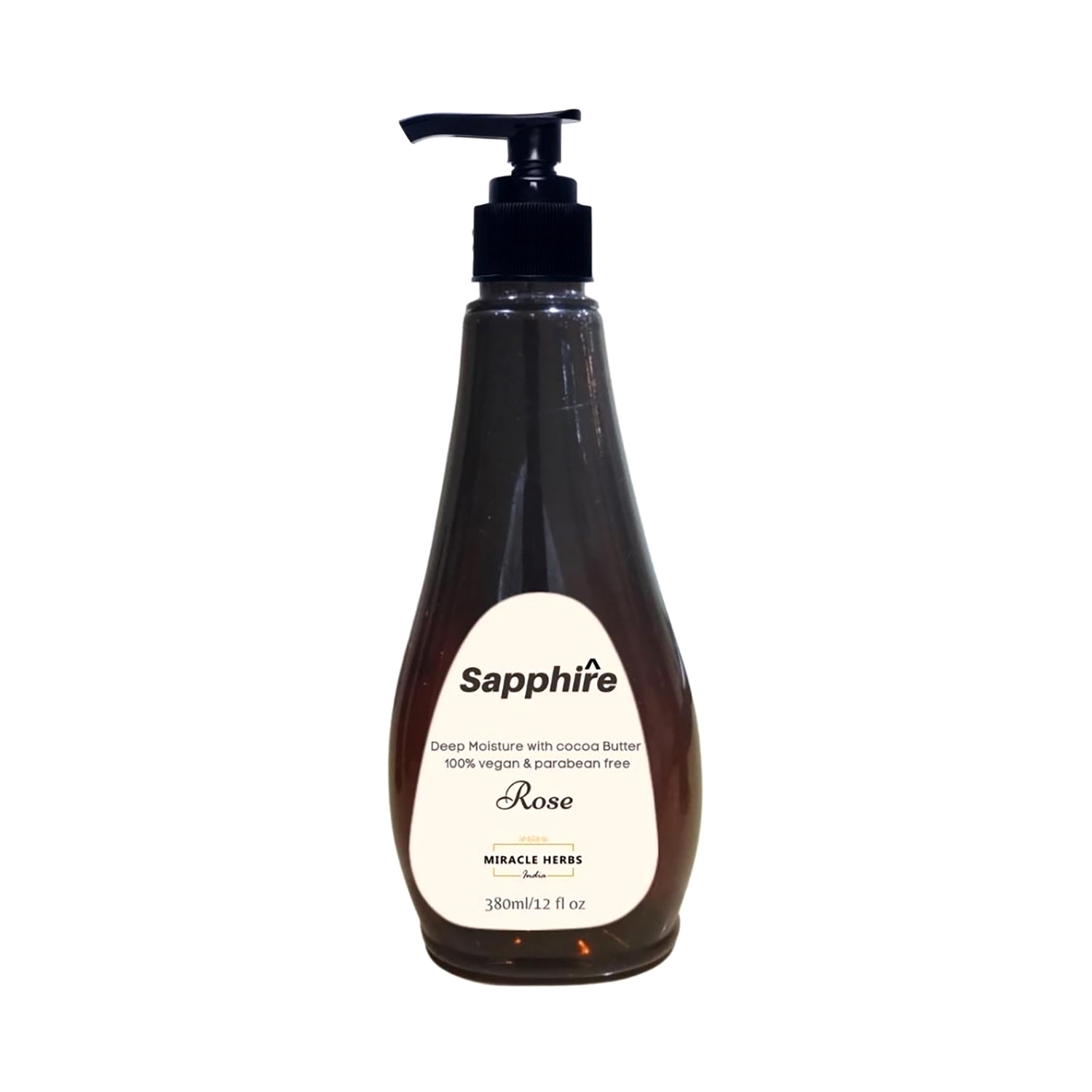 Deep moisture sapphire rose body lotion (380ml)
