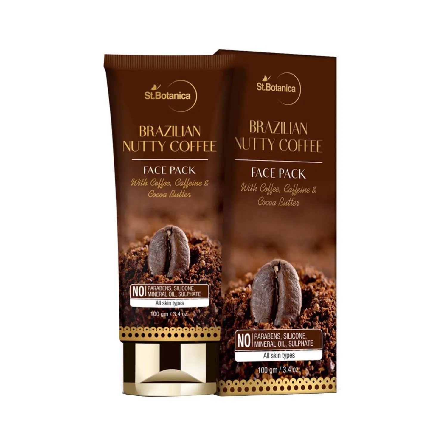 Brazilian nutty coffee face mask - (100g)